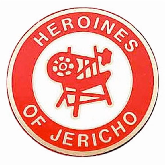 Heroines of Jericho Masonic Car Emblem Decal for Freemasons Car Bumpers
