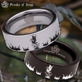thumbnail image 1 of Heron Bird Tungsten Carbide Ring, 1 of 9