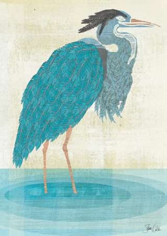 Heron Canvas Art - Shanni Welsh (20 x 28)