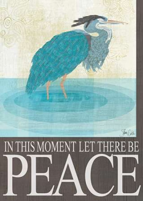 Heron Peace Canvas Art - Shanni Welsh (20 x 28)