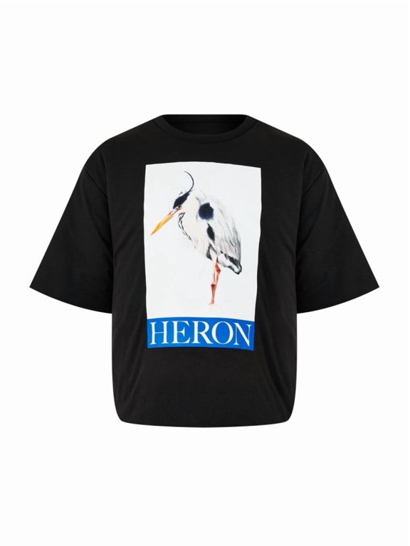 Heron Bird Painted Logo Padded T-Shirt (Men's)