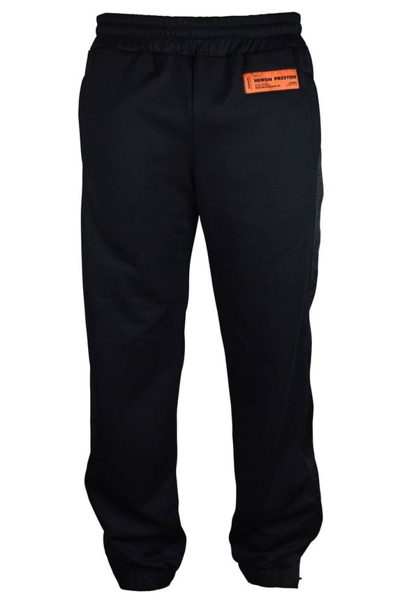 Straight-Cut Cotton Joggers With Signature Logo Patch (Men's)