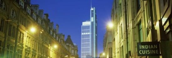 Heron Tower from London Wall City of London London England Canvas Art - Panoramic Images (36 x 12)