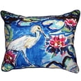 thumbnail image 1 of Heron & Waterlilies Small Indoor/Outdoor Pillow 11x14, 1 of 3