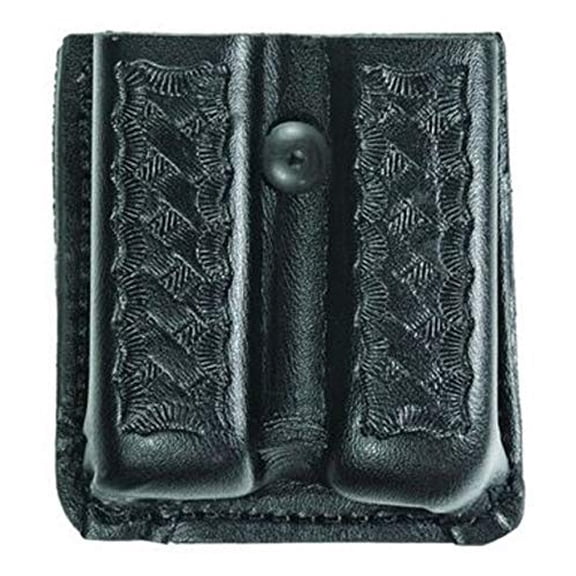 Hero's Pride AirTek Double Magazine Case  Basket Weave, Medium