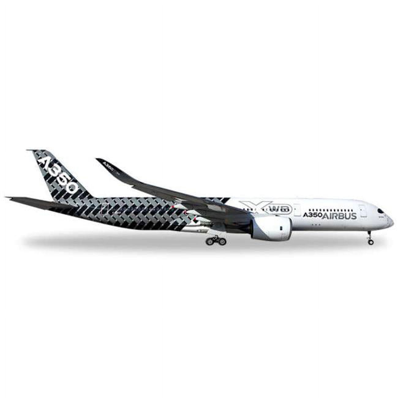 Herpa 500 Scale Airbus A350 XWB Carbon Livery Model Zambia