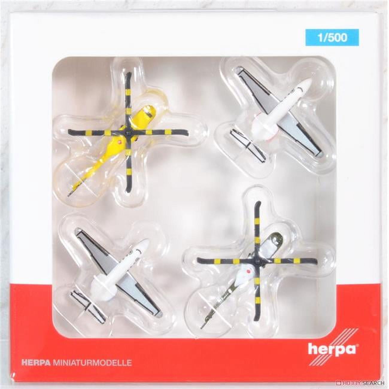 Herpa 500 Scale HE535939 2 Plus 2 1-500 Scale Helicopter & Bizjet