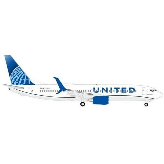 Herpa HE533744 United 737-800 1-500 New 2019 Livery Aircraft