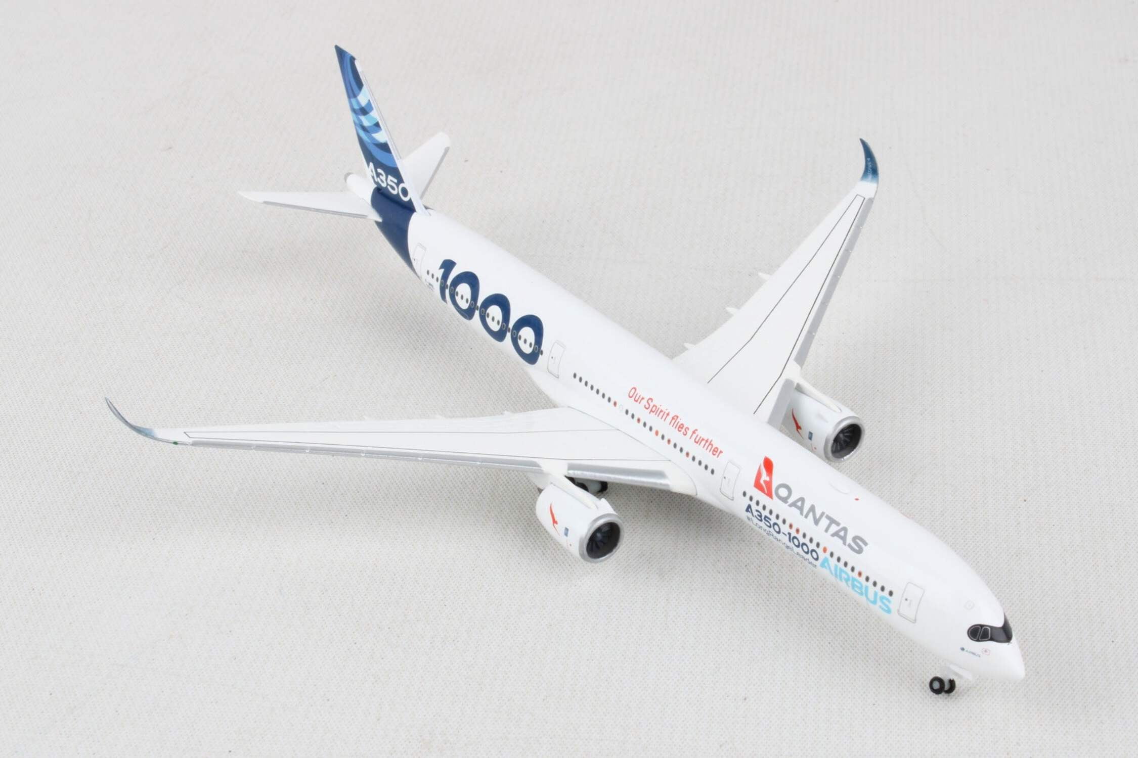 Herpa HE536684 1-500 Scale Wings Qantas A350-1000 Model Airplane ...
