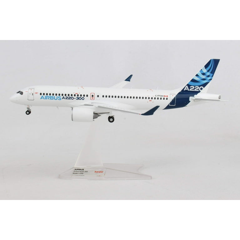 Herpa HE559515 1 by 200 Scale Airbus House A220-300 Model