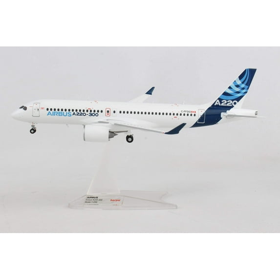 Herpa HE559515 1 by 200 Scale Airbus House A220-300 Model Aircraft