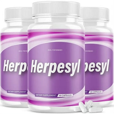 Herpesyl Purple Dietary Supplement (3 Pack - 180 Capsules)