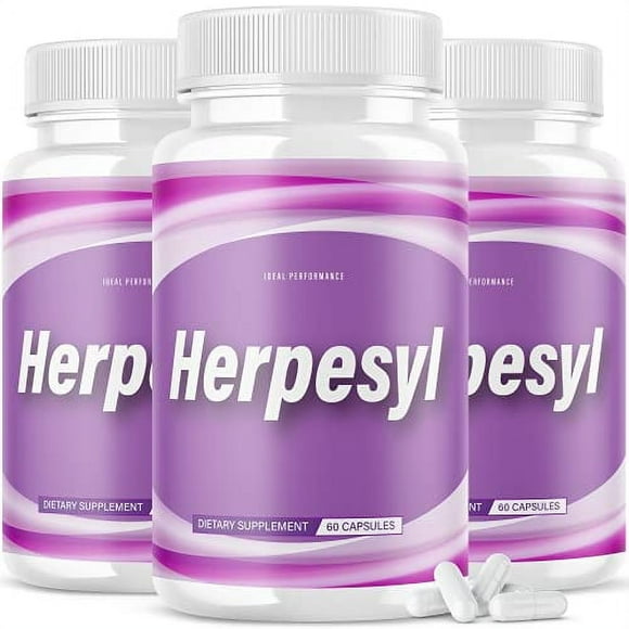 Herpesyl Purple Dietary Supplement (3 Pack - 180 Capsules)