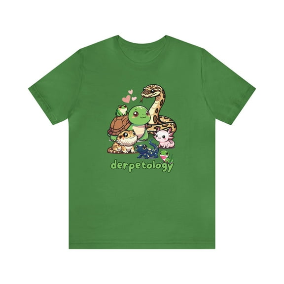 Herpetology Shirt - Derpetology, Cute Reptiles and Amphibians