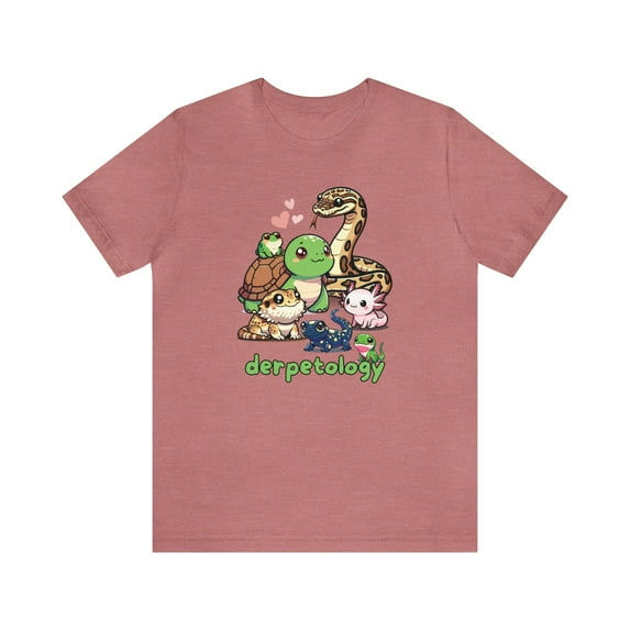 Herpetology Shirt - Derpetology, Cute Reptiles and Amphibians