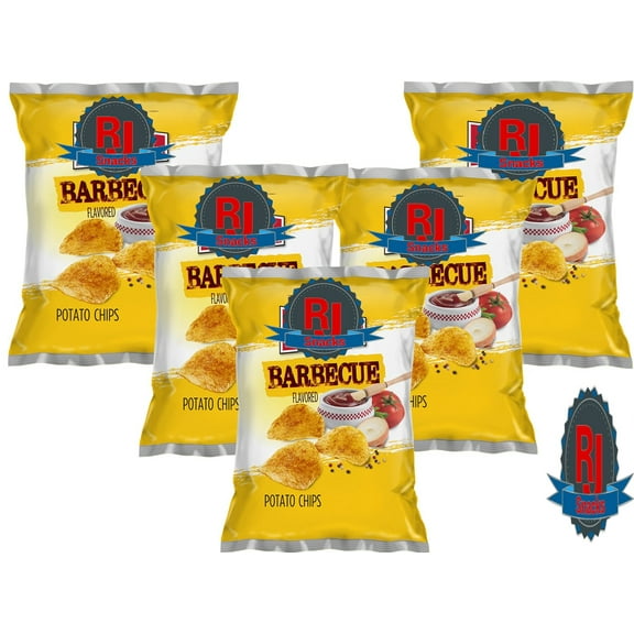 Herr`s BBQ Potato Chips 1 oz Pack of 42 (Curated by RJ Snacks)