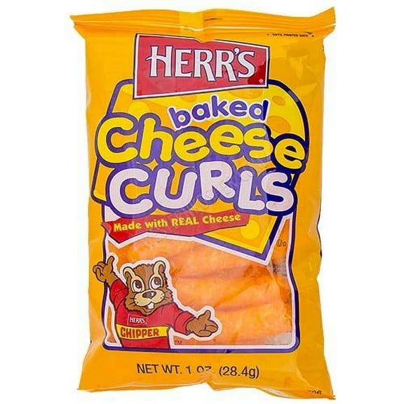 Herr's Baked Cheese Curls 1 Oz. (Pack of 24 )