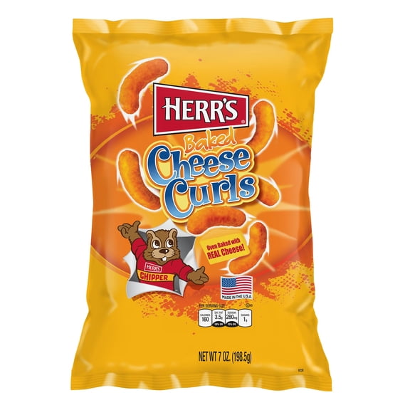 Herr's Baked Cheese Curls - 7oz (198g)