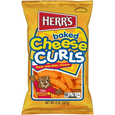 Herr's Baked Cheese Curls, 8 oz