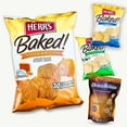 thumbnail image 1 of Herr's Baked Potato Crisps (3, 7oz bags) - Original - Sour Cream Onion - Cheddar Sour Cream - Salted Caramel Bites Mini Rice Cakes (4oz) - 4 Items, 1 of 5