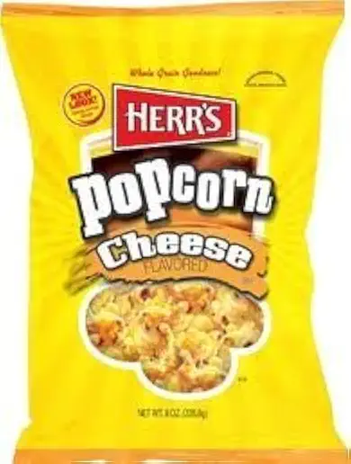 Herr`s Cheese Popcorn .625 oz Pack of 30 (Curated by RJ Snacks)