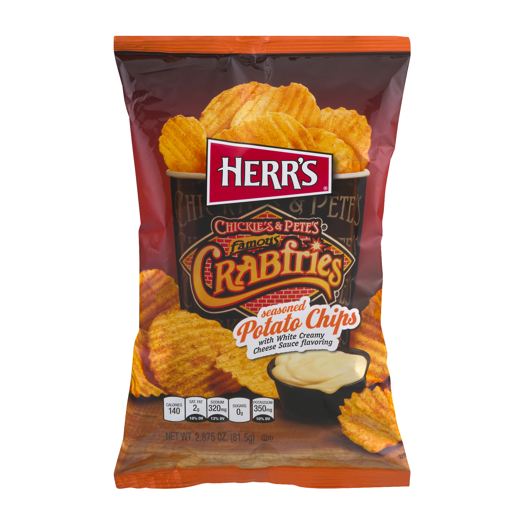 Herr's Chickie's & Pete's Famous Crabfries Seasoned with White Creamy