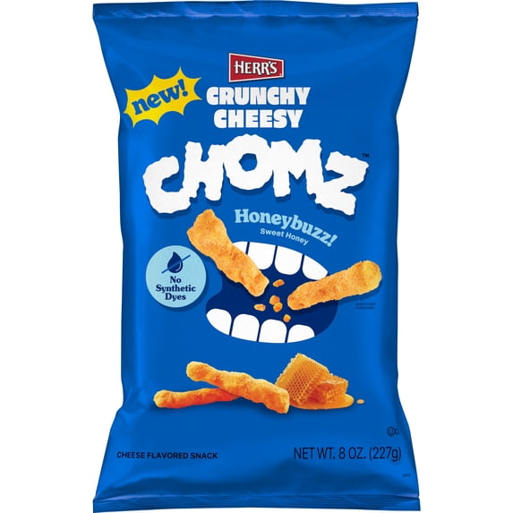 Herr's Herr's Crunchy Cheesy Chomz, Honeybuzz — product image