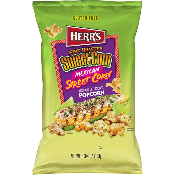Herr's Fire Roasted Sweet Corn Mexican Street Corn Popcorn 5.75 oz