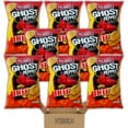 thumbnail image 1 of Herr's Ghost Pepper Flavored Potato Chips 8 Bag Bulk Pack - 8 Individually Sealed Bags of HOT Ripple Chips - Friendly Challenges, Movie Night, School Snack in Cornershop Confections Box, 1 of 3