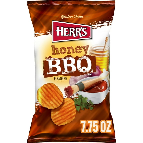 Herr's Honey Barbecue Potato Chips 7.75 oz