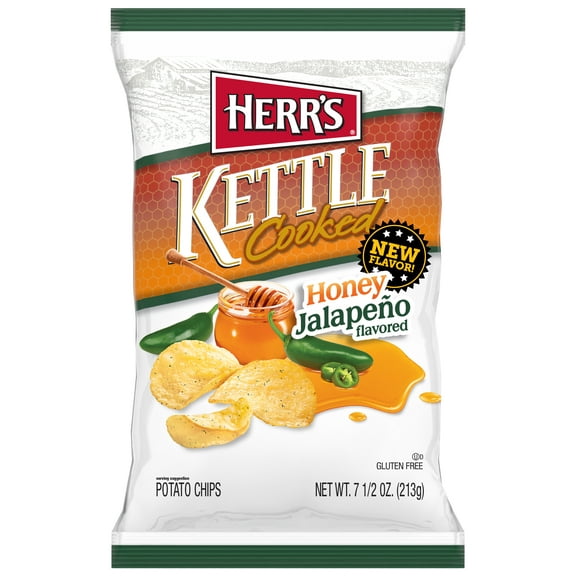Herr's Honey Jalapeno Flavored Kettle Cooked Chips - 7.5 oz