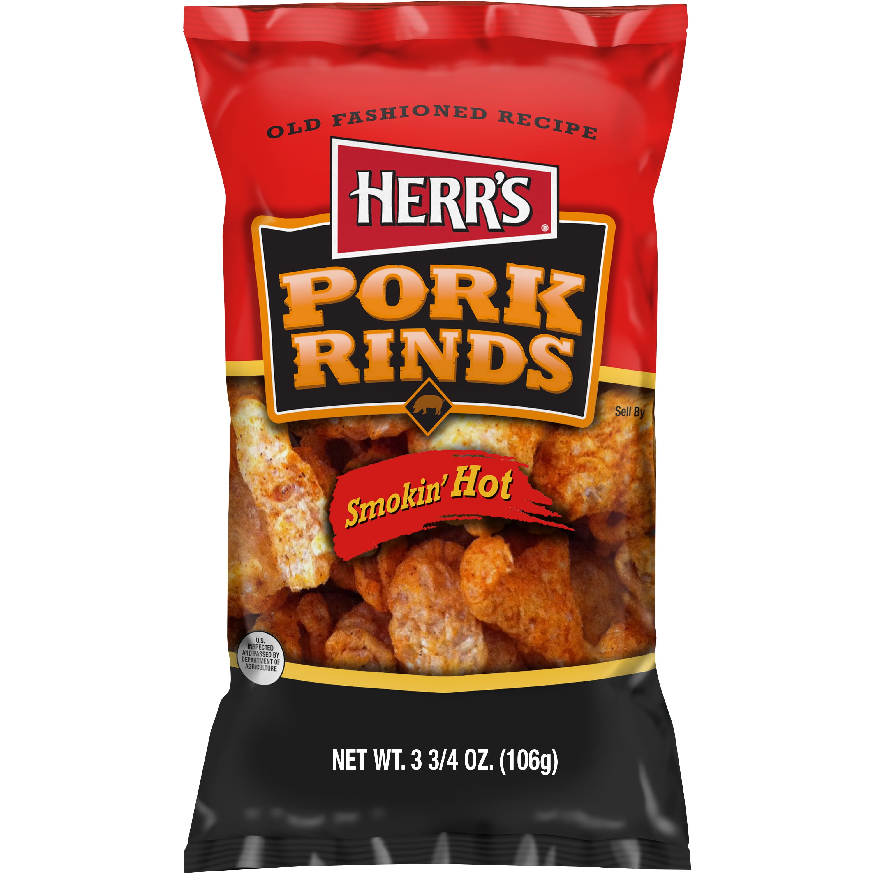 Herr's Hot Pork Rinds 3.75oz