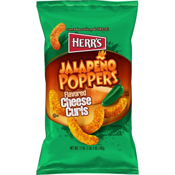 Herr's Jalapeno Poppers Cheese Curls