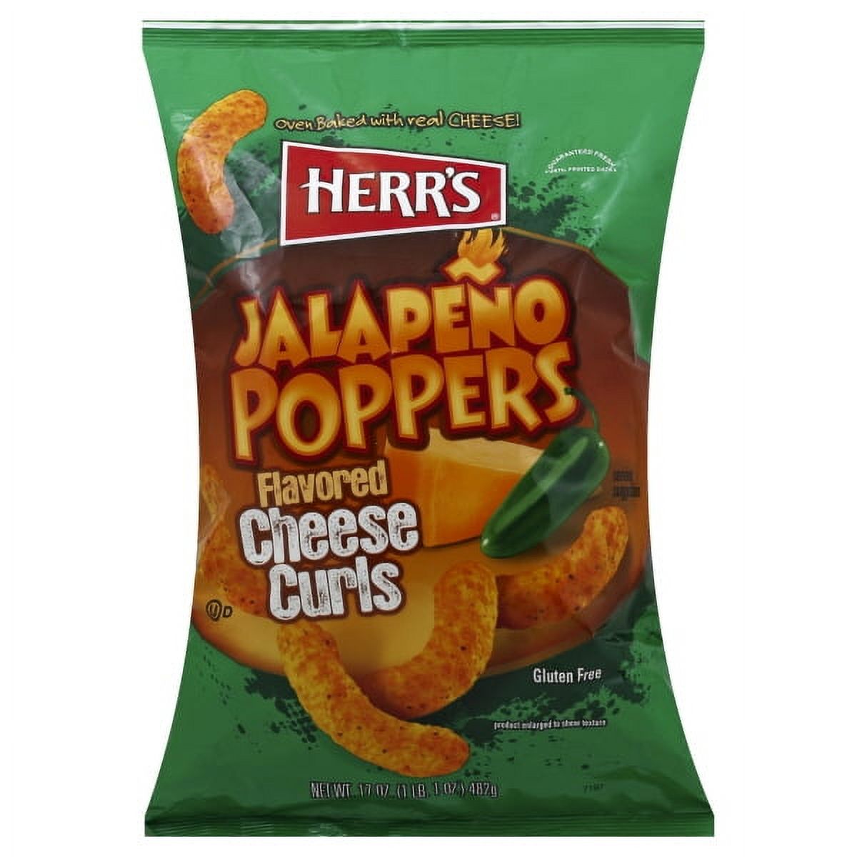 Herr's Jalapeno Poppers Cheese Curls