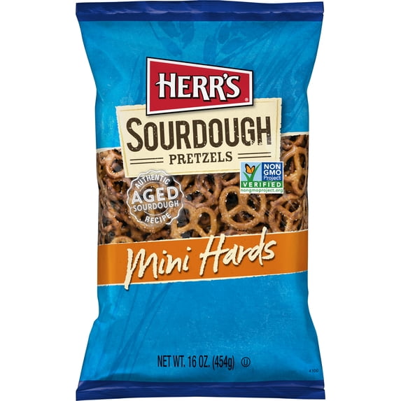 Herr's Mini Hards Sourdough Pretzels, 16 oz.