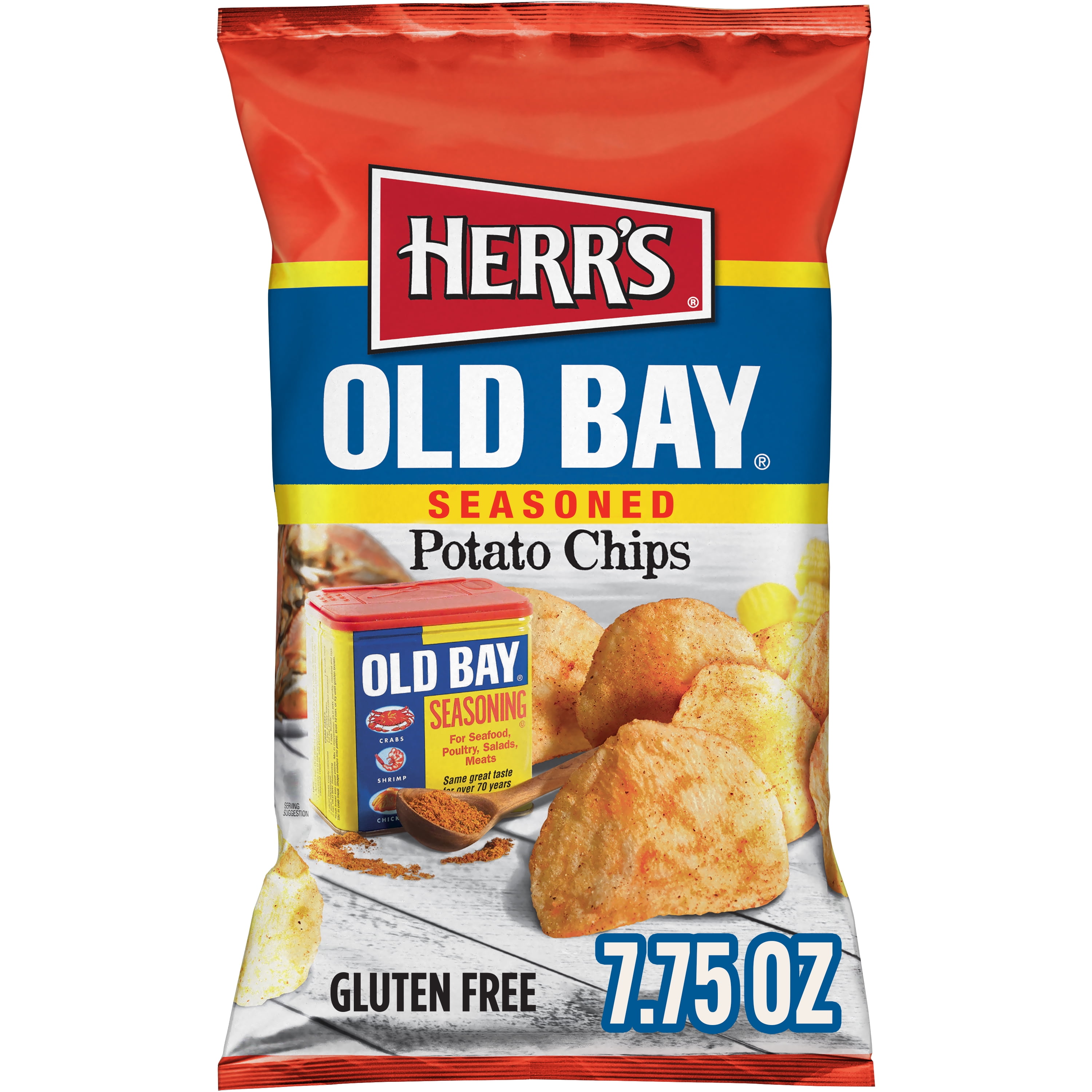 Herr's Old Bay Chips 7.75oz - Walmart.com