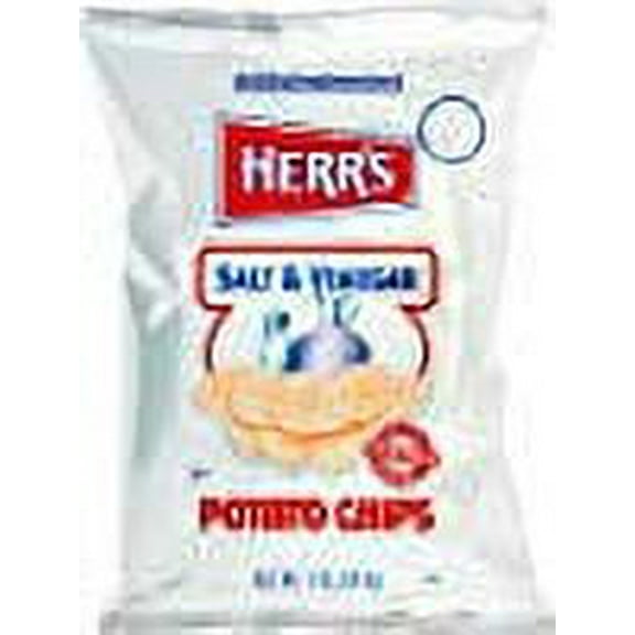 Herr's - Salt & Vinegar Potato Chips, Pack of 84 bags