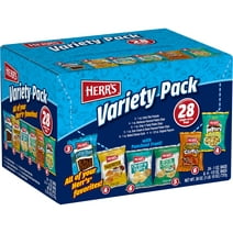 Herr's Snacks Variety Pack, 28 Count, 26 oz