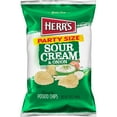 thumbnail image 1 of Herr's Sour Cream & Onion Flavored Ripple Potato Chips Party Size, 13 oz, 1 of 10
