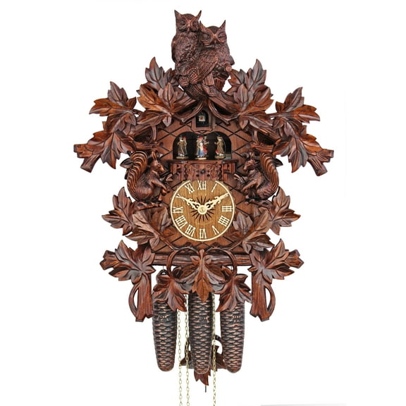 HerrZeit by Adolf Herr Cuckoo Clock - Forest Animals  handshingled