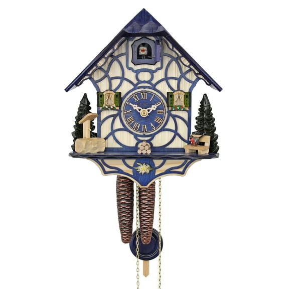HerrZeit by Adolf Herr Cuckoo Clock - Magic Blue