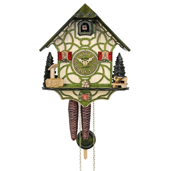 HerrZeit by Adolf Herr  Cuckoo Clock - Magic Green