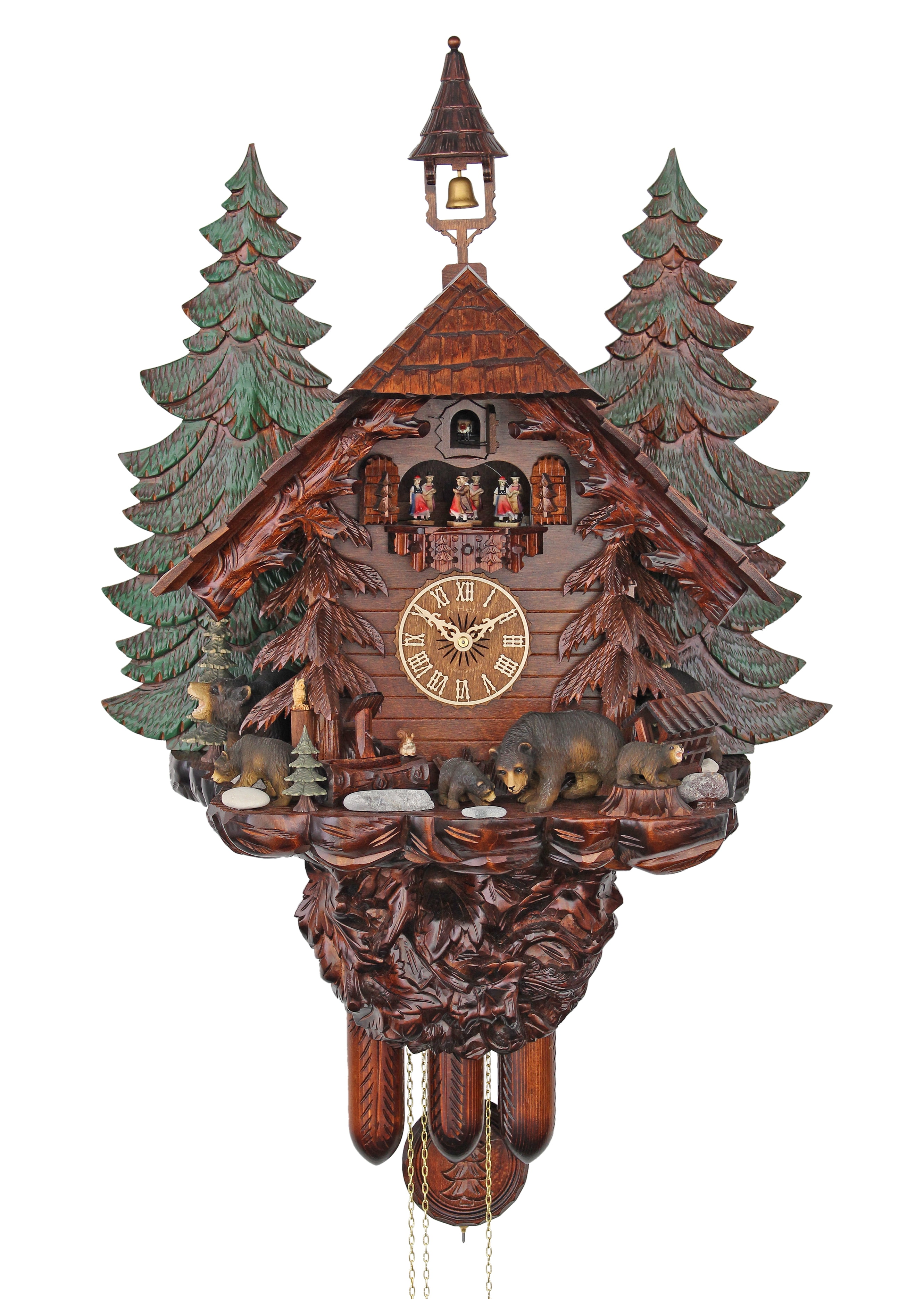 HerrZeit by Adolf Herr Cuckoo Clock - The Bear Family - Walmart.com