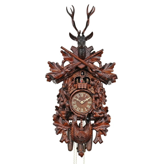 HerrZeit by Adolf Herr Cuckoo Clock - The Bear Hunter XL  handshingled