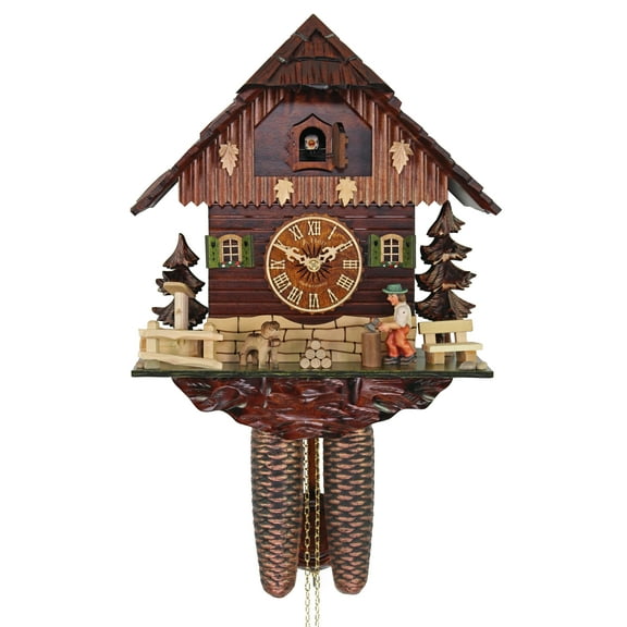 HerrZeit by Adolf Herr Cuckoo Clock  - The Busy Wood Chopper