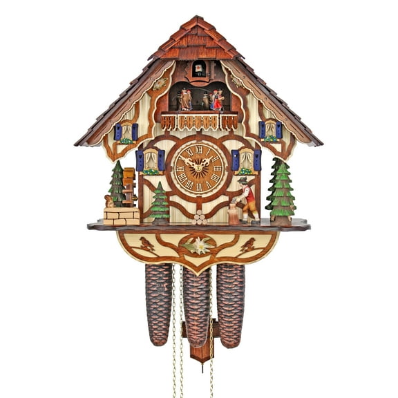 HerrZeit by Adolf Herr Cuckoo Clock  - The Busy Wood Chopper
