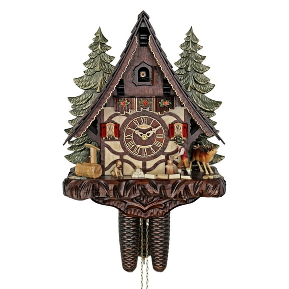 HerrZeit by Adolf Herr Cuckoo Clock  - The Busy Wood Chopper