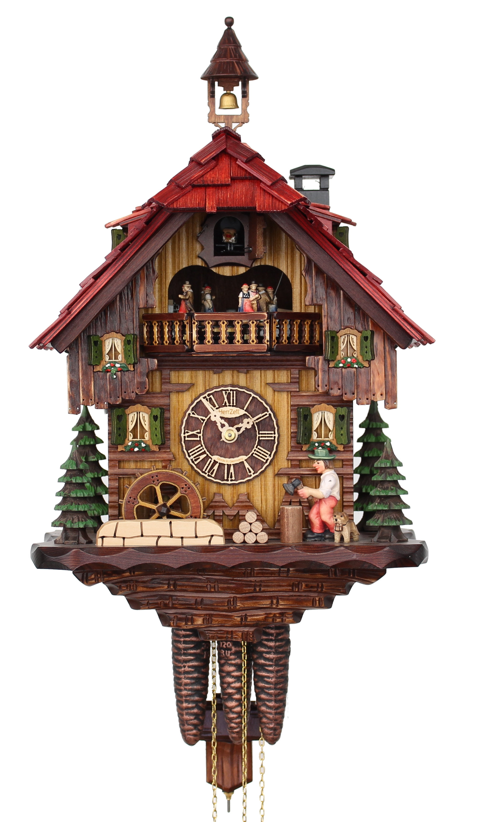 HerrZeit by Adolf Herr Cuckoo Clock - The Busy Wood Chopper - Walmart.com