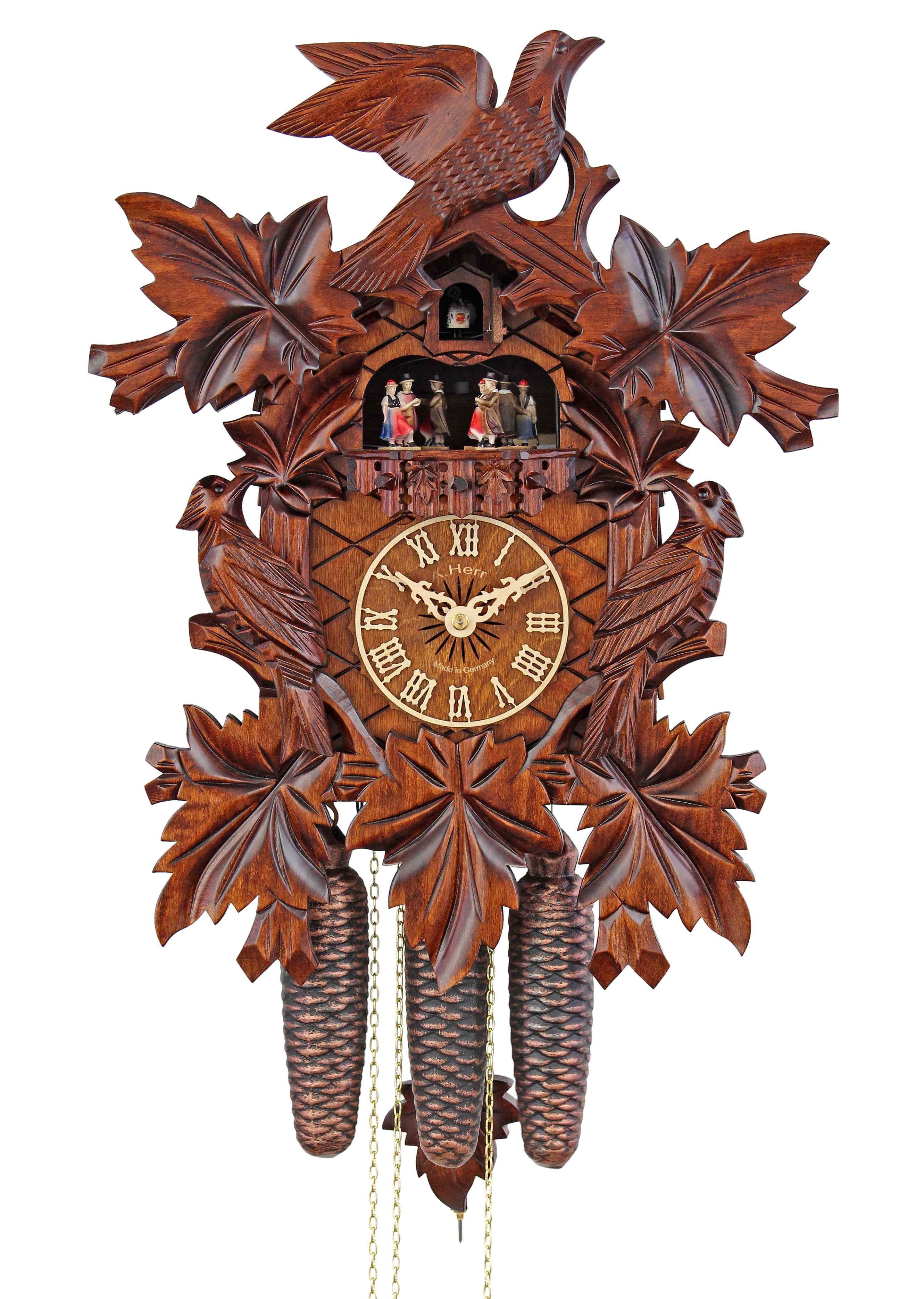 HerrZeit by Adolf Herr Cuckoo Clock - The Cuckoo Birds handshingled ...