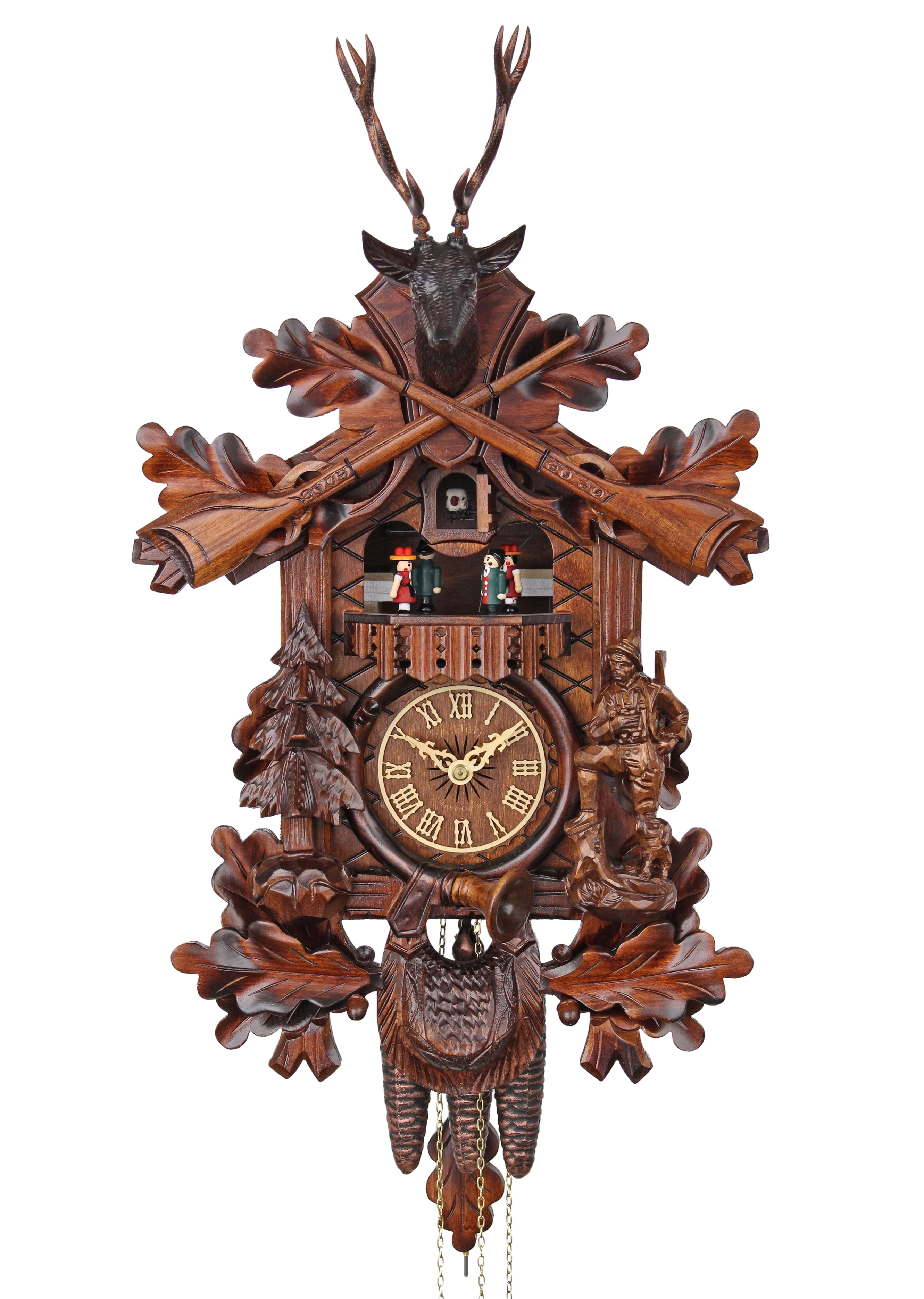 HerrZeit by Adolf Herr Cuckoo Clock - The Deer Hunter - Walmart.com
